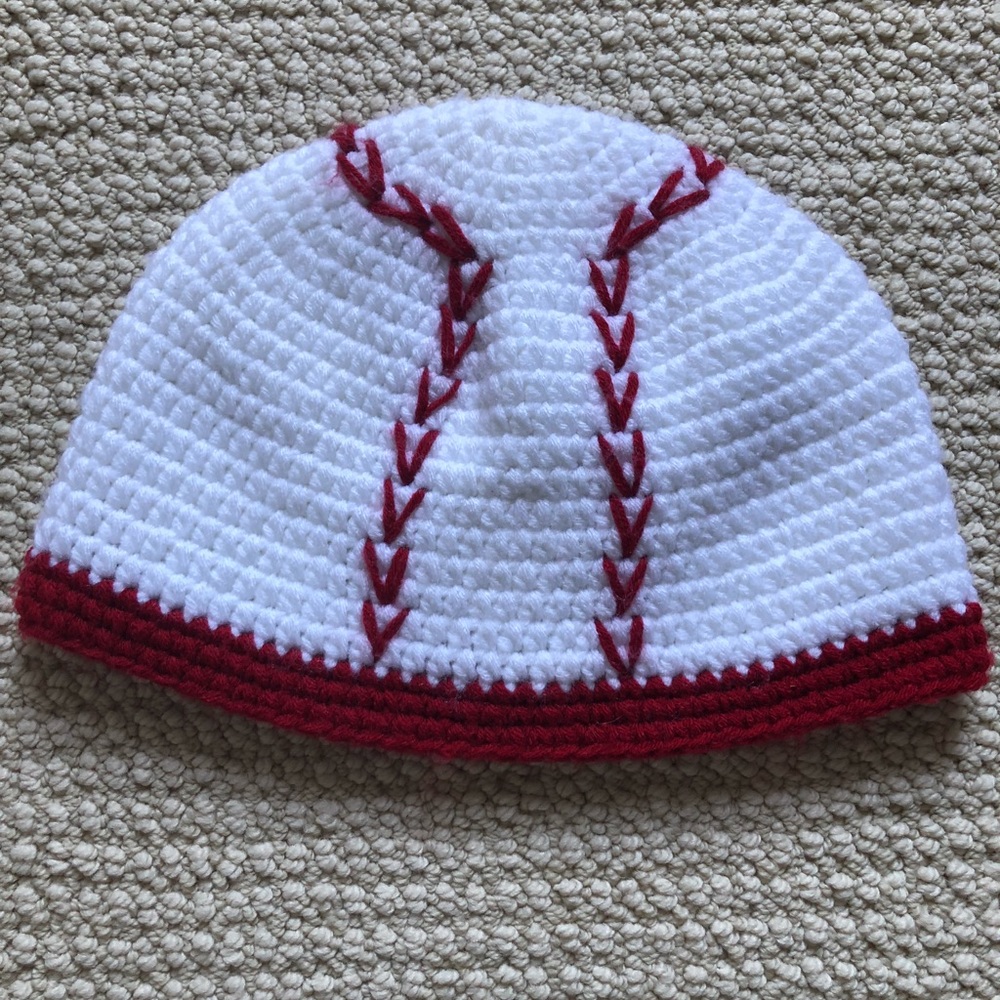 Kids knitted baseball hat. New with tags!